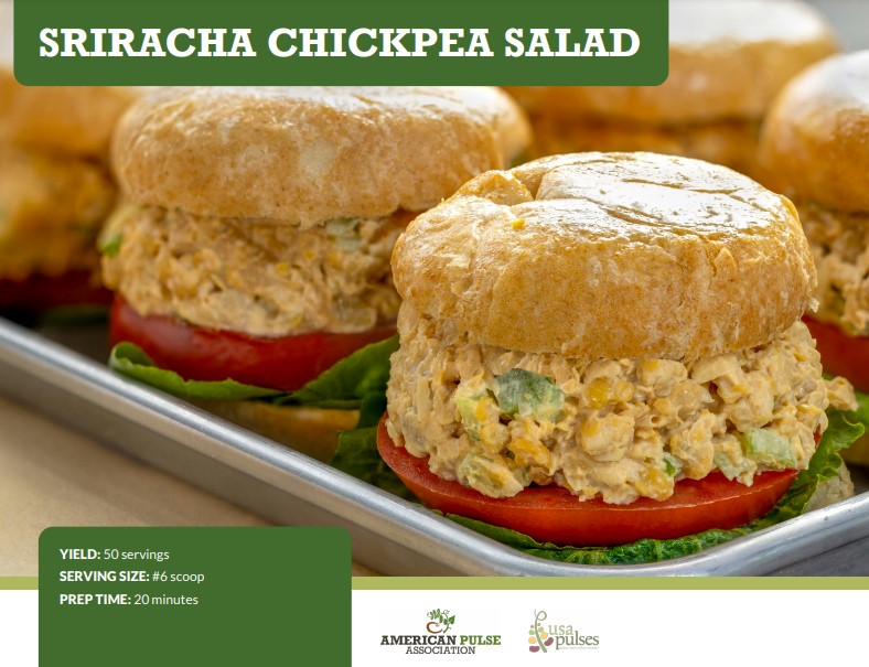 Sriracha Chickpea Salad