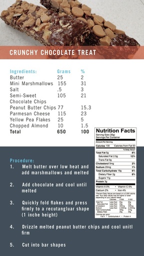 Crunchy chocolate treat