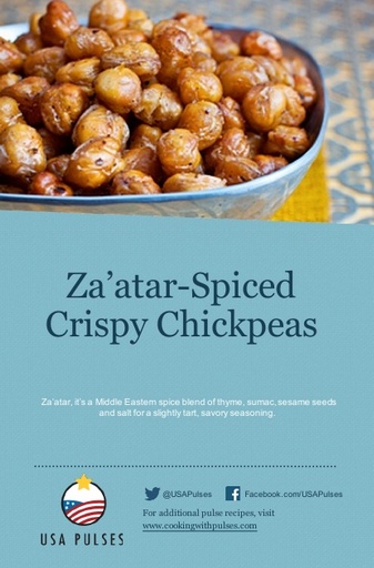 Za’atar-Spiced Crispy Chickpeas