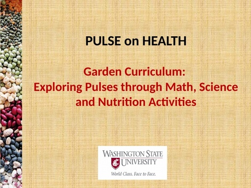 Slideshow of garden education ASN Conference