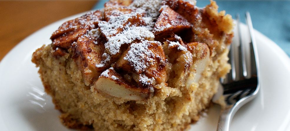 Apple Cake with Chickpea Puree