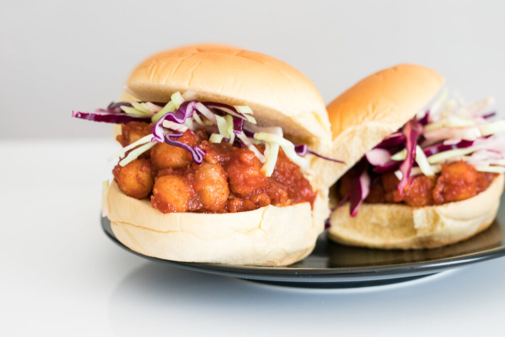 BBQ Chickpea Sandwiches