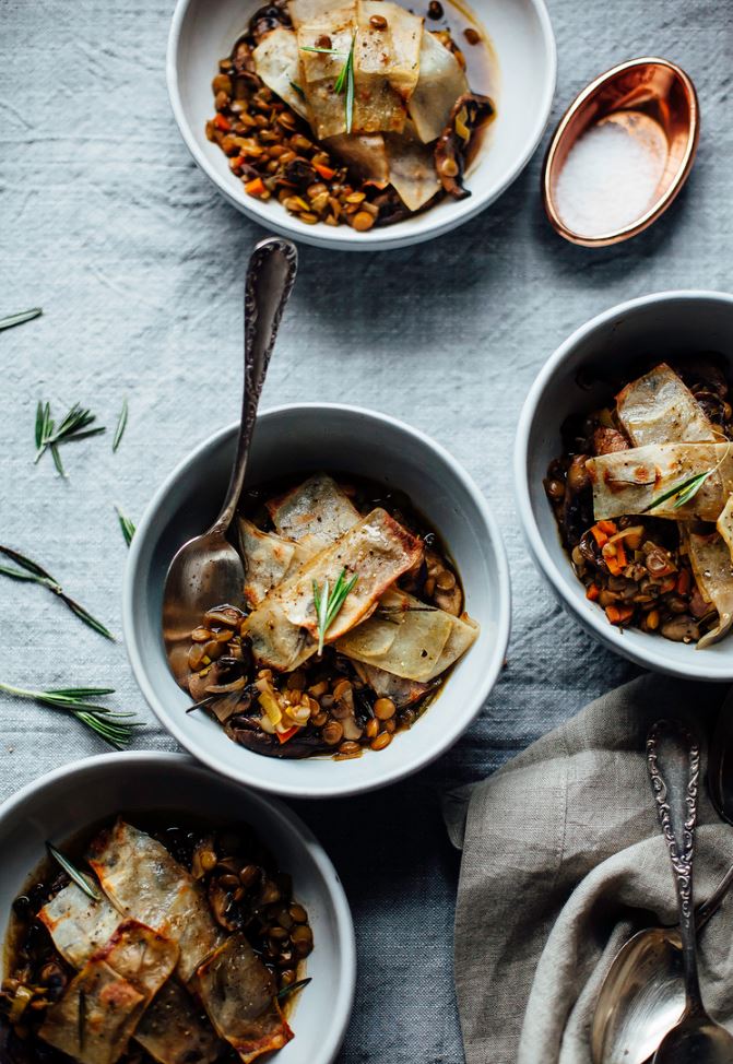 Baked Balsamic Lentil Stew