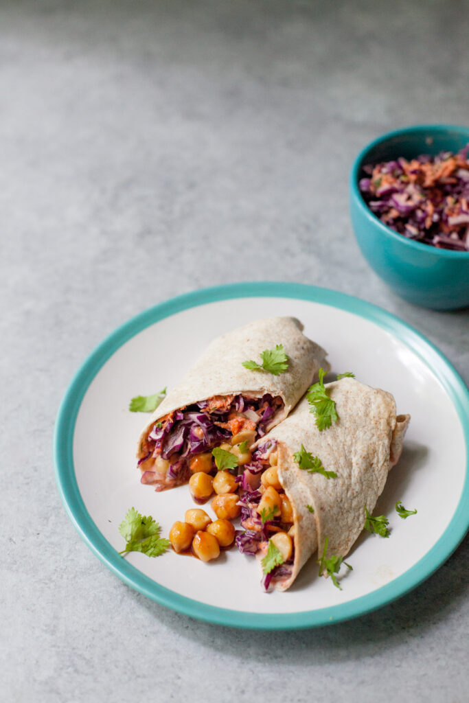 BBQ Chickpea Wraps