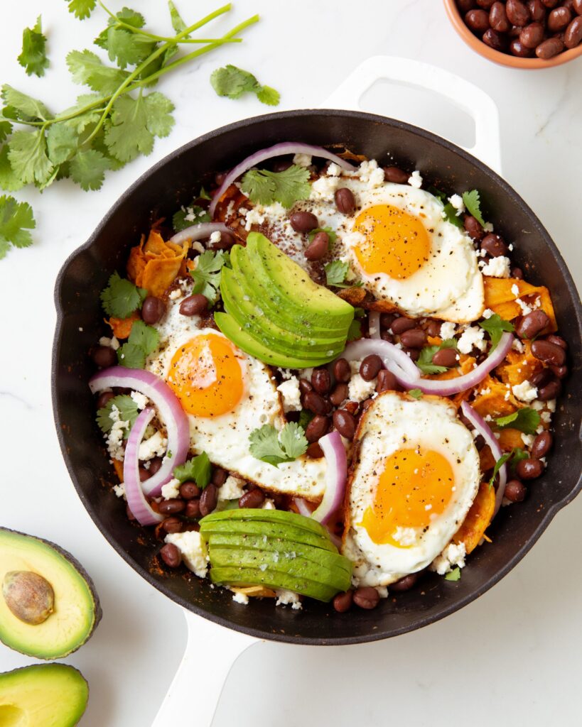 Black Bean Chilaquiles