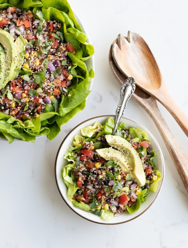 Black Bean & Quinoa Taco Salad