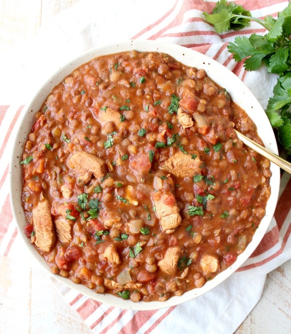 Instant Pot Chicken Tikka Masala Lentils