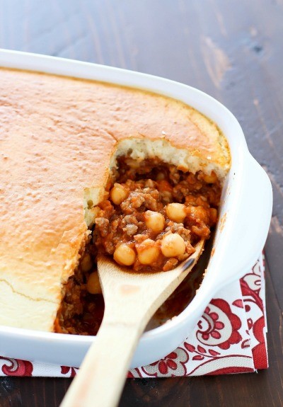 Chickpea Sloppy Joe Casserole
