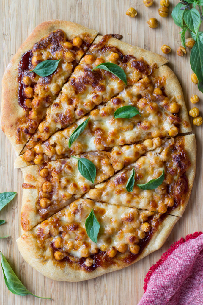BBQ Chickpea Flatbread