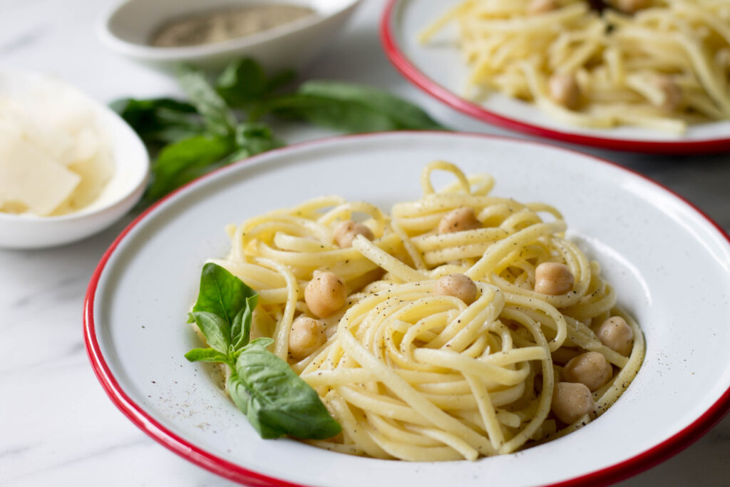 Chickpeas Cacio e Pepe