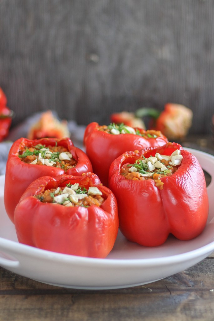 Coconut Curry Stuffed Peppers