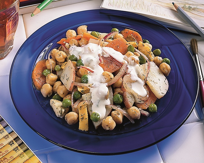 Colorful Chickpea Salad