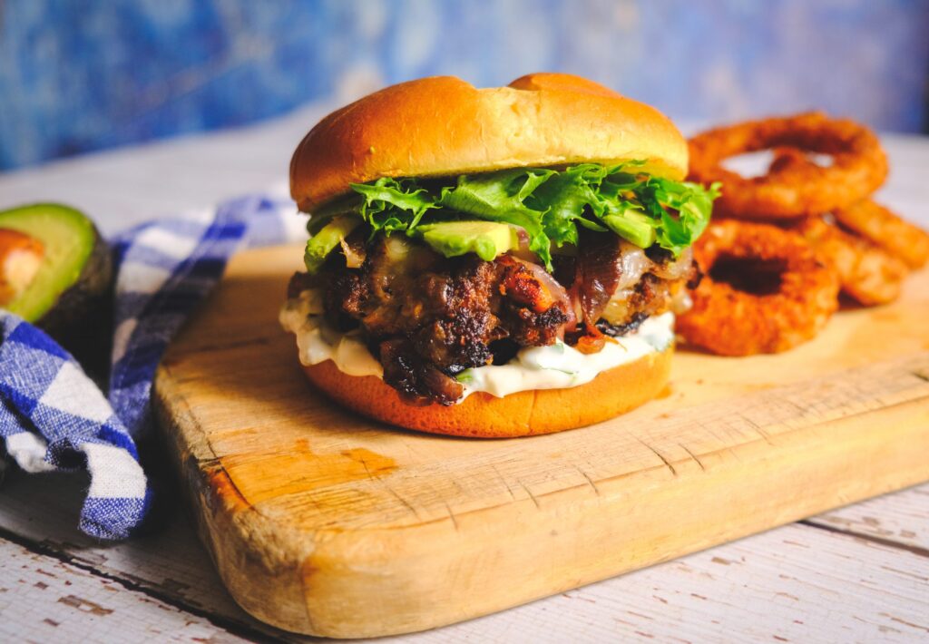 Texas Green Chili Jack Smash Burger