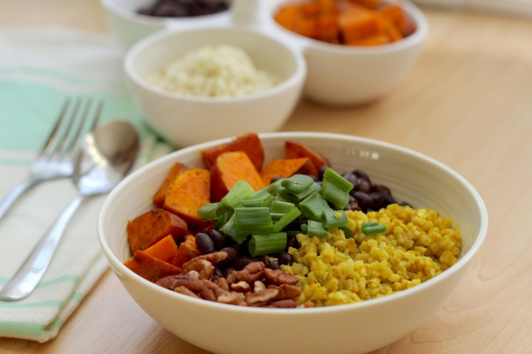 Black Bean Sweet Potato Bowl