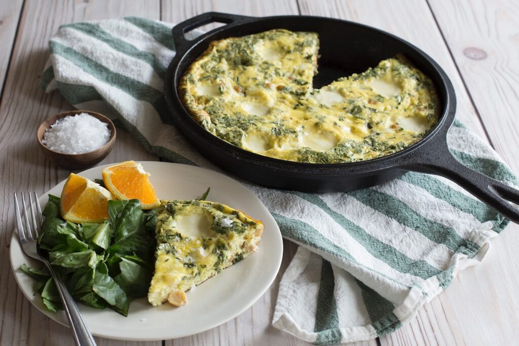 Chickpea and Herb Frittata