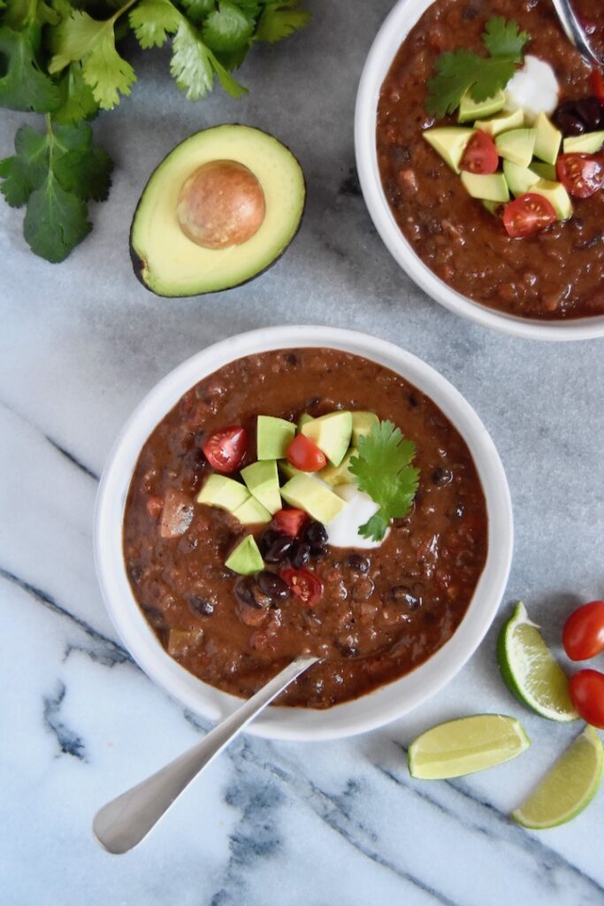 Green Chile Black Bean Soup