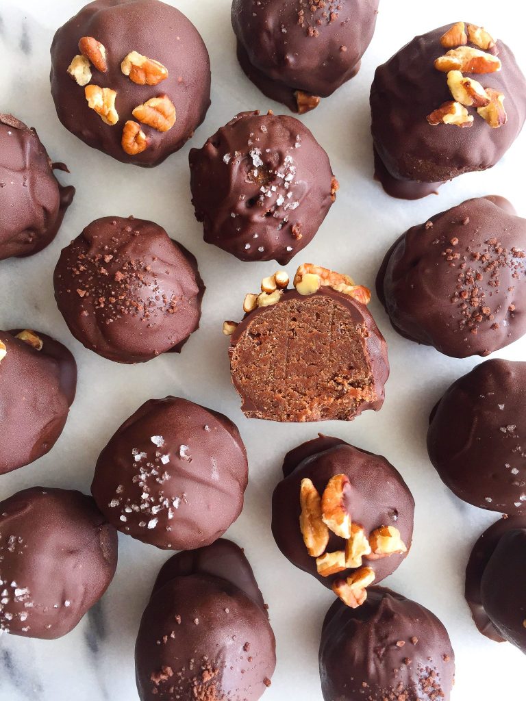 Fudgy Brownie Batter Truffles