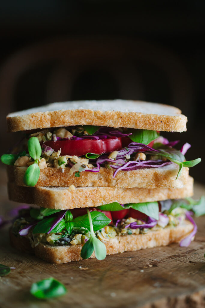 Summery White Bean Tuna Sandwich