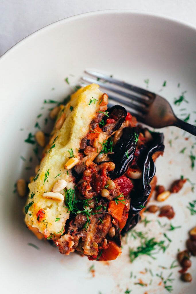 Vegan Lentil Moussaka