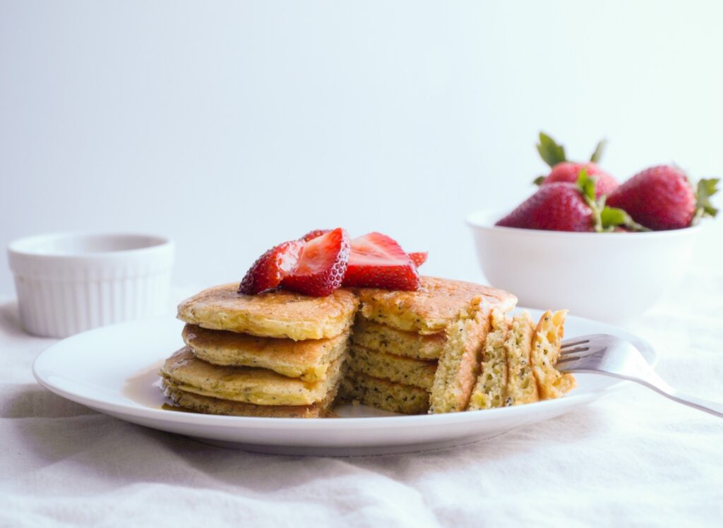 Lemon Poppy Seed Pancakes