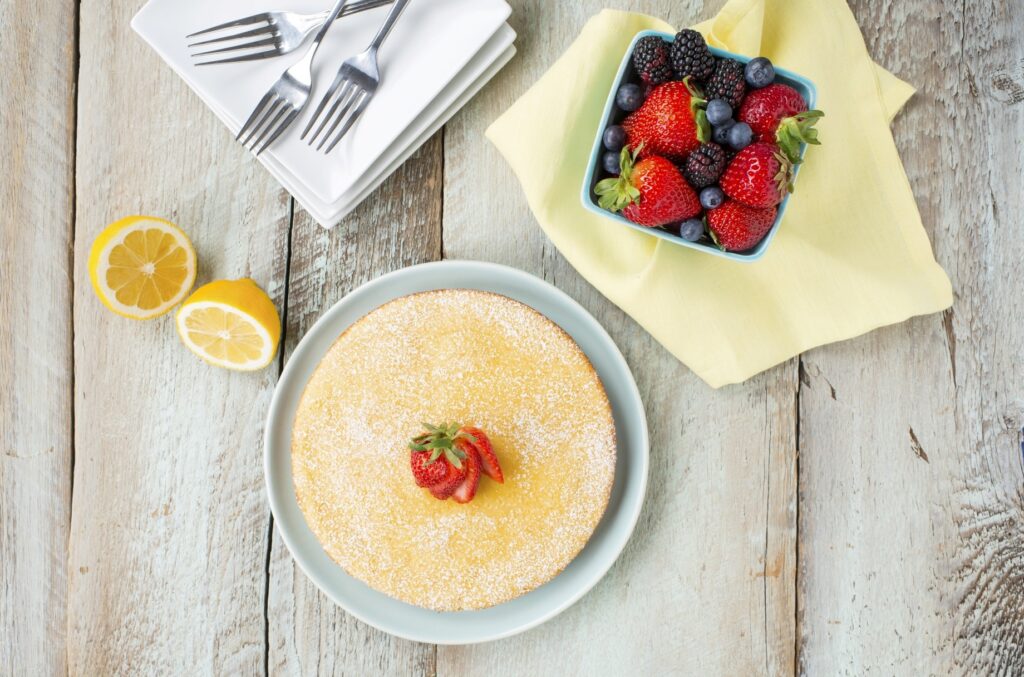 Lemony Chickpea Cake