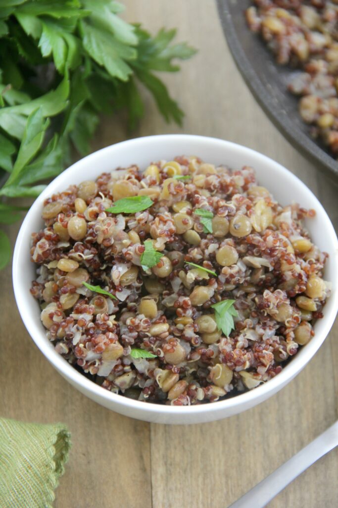 Lentil Quinoa Pilaf