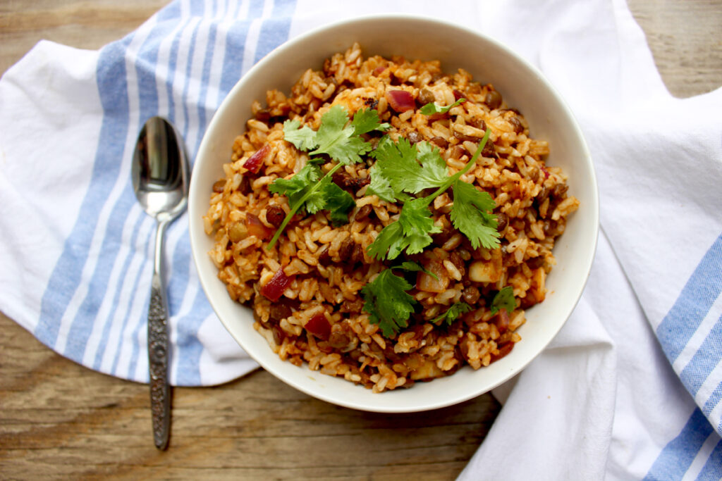 Coconut Lentil Rice