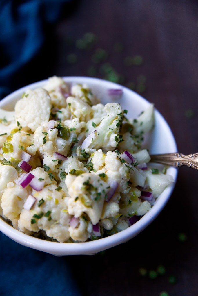 Low Carb Cauliflower Potato Salad