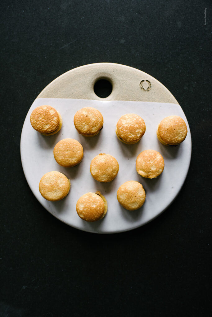 Mini Dorayaki with Azuki Bean