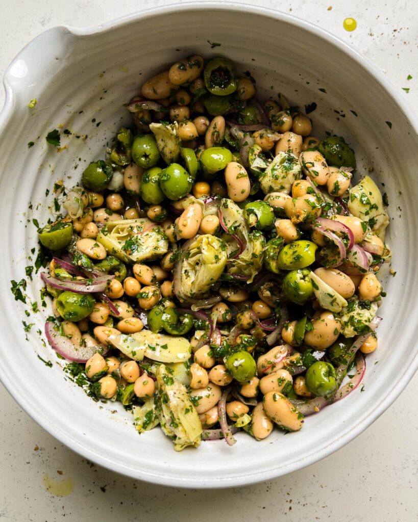 Marinated Za’atar Bean Salad