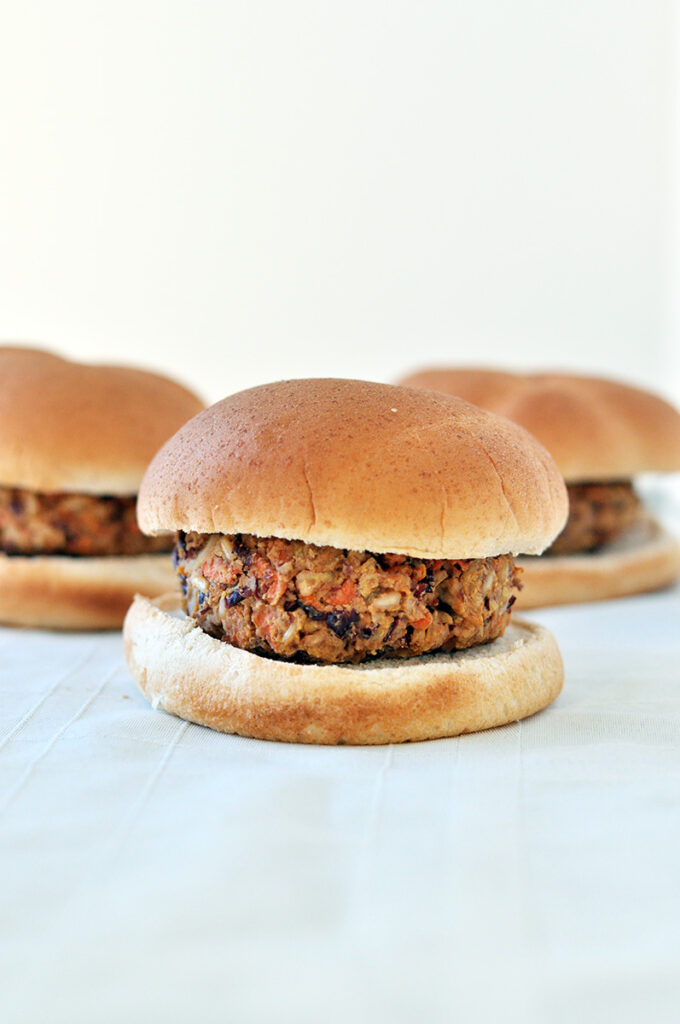 Kidney Bean Veggie Burgers