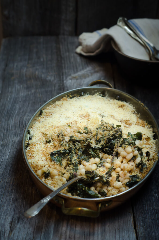 White Bean and Kale Gratin