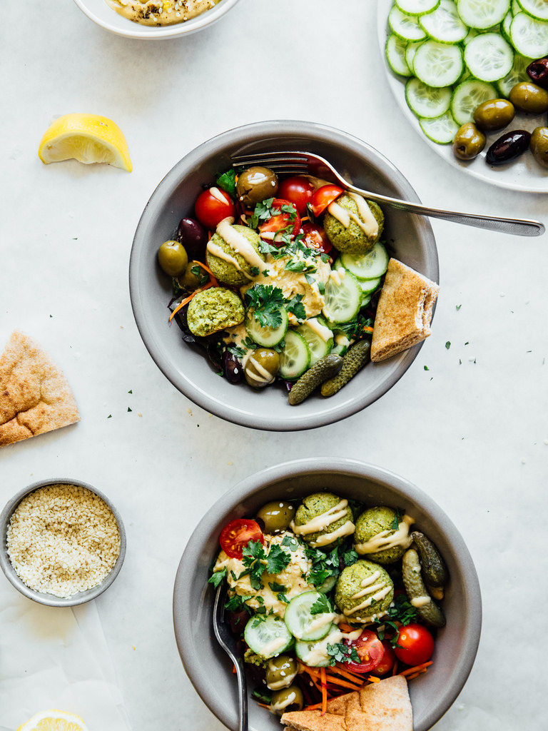 Baked Falafel Bowls