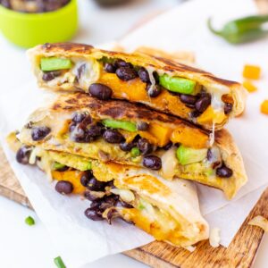 Vegetarian Black Bean Crunchwrap Supreme