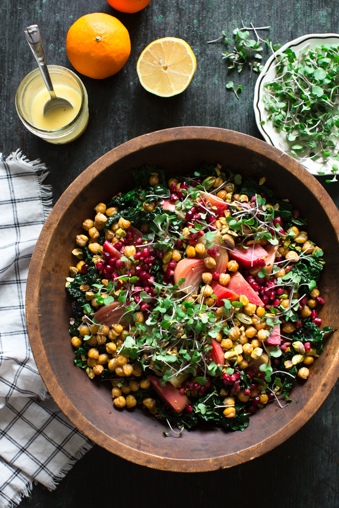 Superfood Salad with Easy Roasted Chickpeas