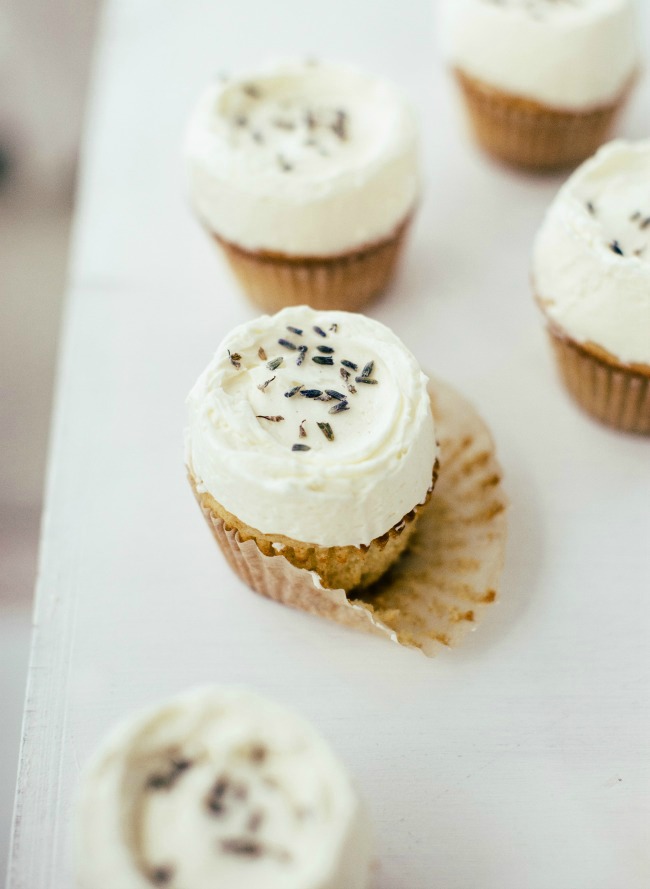 Vanilla Lavender Cupcakes