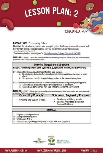 Pulse Curriculum Lesson 2 – Grade 4 page 1