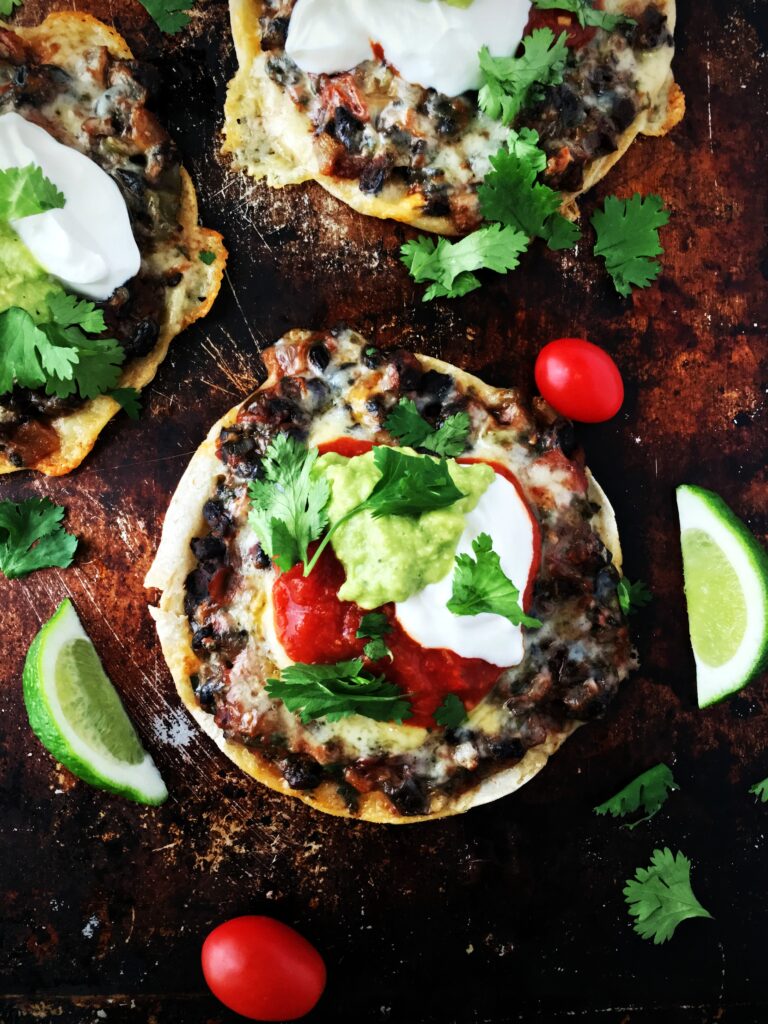Black Bean Tostadas