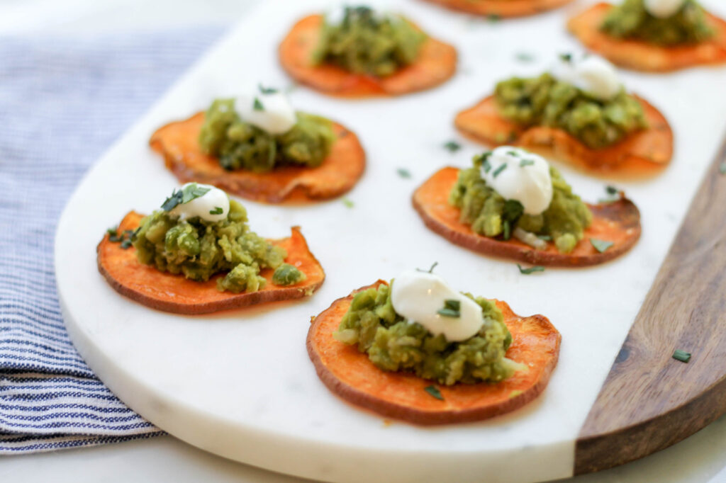 Split Pea Bruschetta