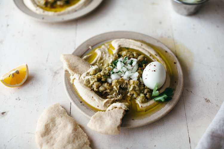 Ful Medames with Hummus