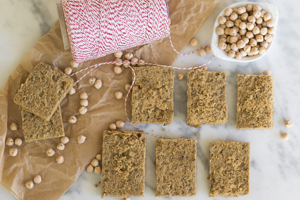 Peanut Butter Chocolate Chickpea Protein Bar