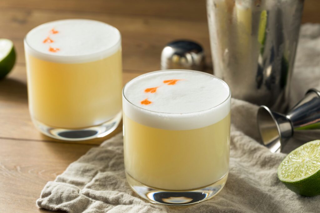 Aquafaba Whiskey Sour