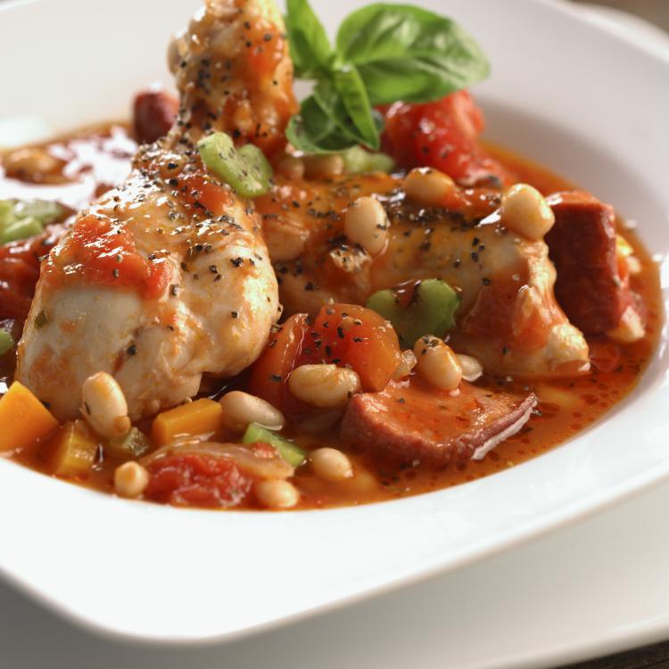 Slow Cooker Chicken Cassoulet