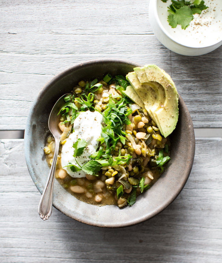 Split Pea White Bean Chili