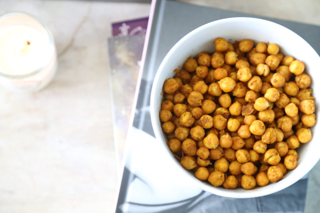 Turmeric Roasted Chickpeas