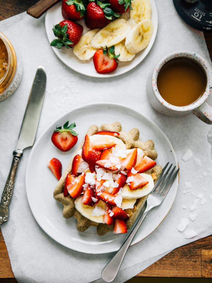 Single-serving Vanilla Protein Waffle