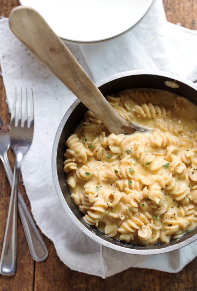 Yellow Split Pea Cheesy Pasta