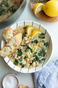 Cheesy & Brothy White Beans