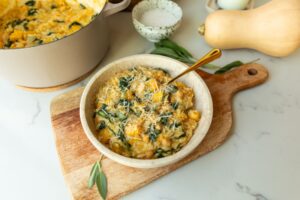 One-Pot Butternut Squash Chickpea Orzo
